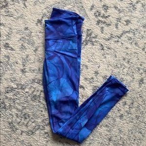 Lululemon Wunder Under Fullux Leggings Size 4 Blue
